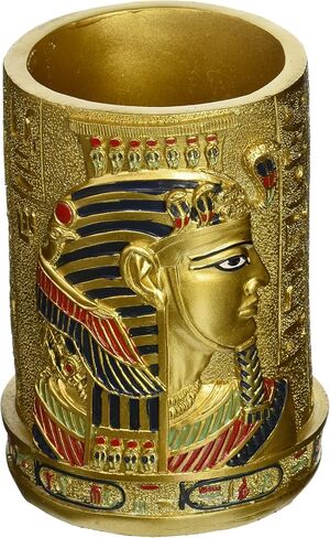Design Toscano QL1244 Egyptian Pharaoh Pen Vessel,full color in Saudi Arabia