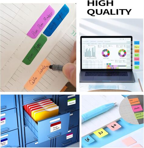 900 قطعة من علامات تبويب الكتب، علامات تبويب لاصقة مقاس 2 بوصة، علامات تبويب الكتاب المقدس، علامات تبويب توضيحية، علامات تبويب لاصقة للكتب، علامات تبويب ملاحظات لاصقة، علامات تبويب مجلدات الملفات، علامات تبويب لوازم التعليقات التوضيحية، علامات تبويب لتعلي in Kuwait
