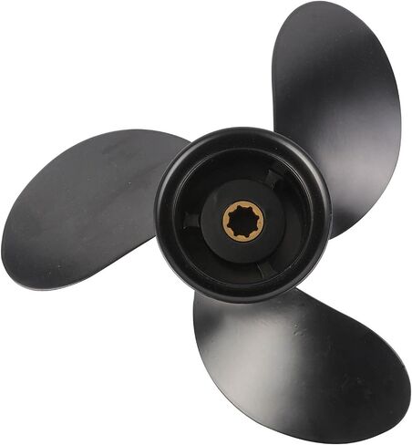 48-828156A12 Upgrade Aluminum Outboard Propeller 9 x 9 for Mercury Marine Engines 6HP 8HP 9.9HP 10HP 15HP 8 Spline Tooth, 2-1/2" Gearcase, RH in Saudi Arabia