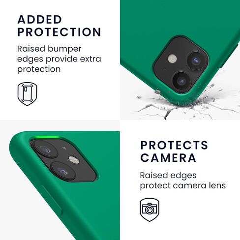 kwmobile Case Compatible with Apple iPhone 11 Case - TPU Silicone Phone Cover with Soft Finish - Dark Slate in Saudi Arabia