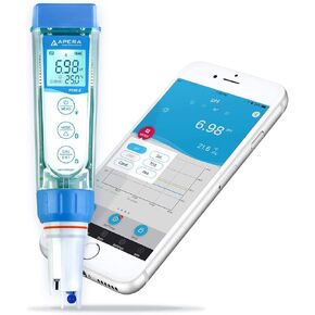 Apera Instruments PCO60-Z Bluetooth pH/Conductivity/ORP/Redox/TDS/Salinity/Resistivity Smart Multi-Parameter Meter Tester Kit Powered by ZenTest Mobile App with Cloud-Based Datalogger in Kuwait