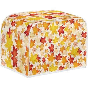 غطاء محمصة الخبز 4 شرائح غطاء صانع الخبز مبطن شريحتين غطاء غبار لجهاز محمصة الخبز لتغطية غبار المطبخ وحماية بصمات الأصابع طباعة شرائح الخبز المطيعة in Kuwait