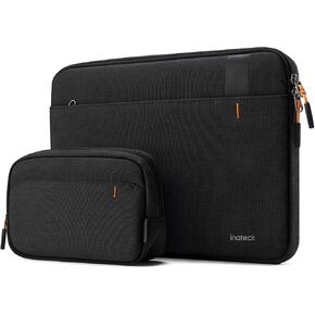 حقيبة كمبيوتر محمول مقاومة للصدمات مقاس 13 بوصة من Inateck لجهاز MacBook Air M3/A3113 2024، M2/A2681 M1/A2337، MacBook Pro M2/A2686 M1/A2338 2024-2016، مقاومة للماء بزاوية 360 درجة مع حقيبة ملحقات in Kuwait