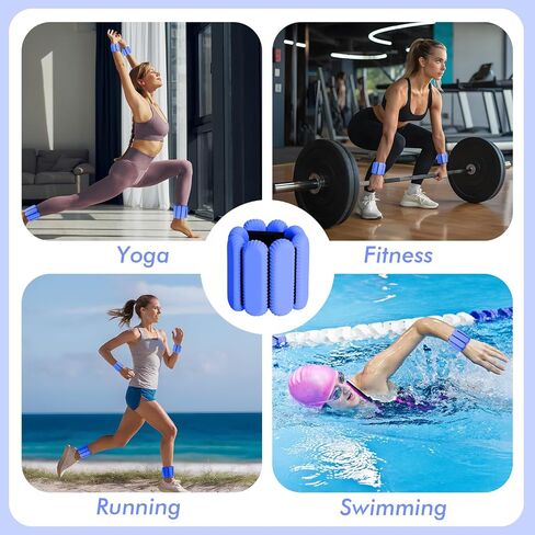 Wrist Ankle Weights for Women, Adjustable Ankle Weights Strength Training Silicone Bracelets Workout Wrist Ankle Weights for Men Women Yoga Running Dance Ankle Arm Leg Weights (2lb) (Meaty Pink) in Saudi Arabia