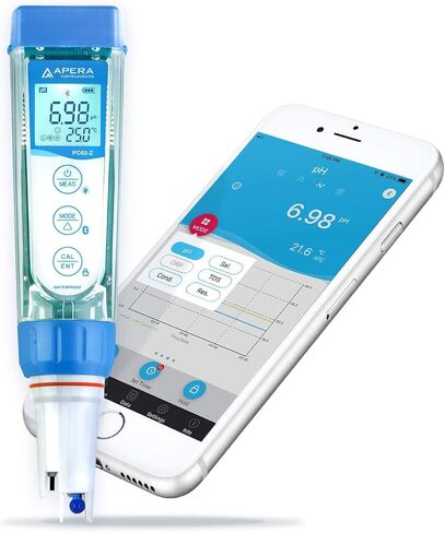 Apera Instruments PCO60-Z Bluetooth pH/Conductivity/ORP/Redox/TDS/Salinity/Resistivity Smart Multi-Parameter Meter Tester Kit Powered by ZenTest Mobile App with Cloud-Based Datalogger in Saudi Arabia