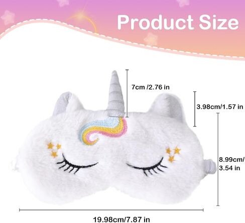 Sleeping Mask for Kids Girls,3 Pack Cute Animal Eye Mask for Princess Sleeping,Night Blindfold Bed Eye Covers for Children in Saudi Arabia