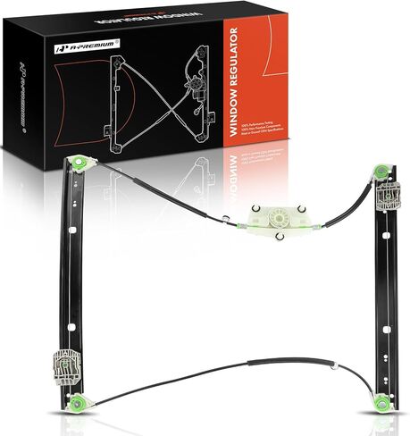 A-Premium Electric Power Window Regulator Without Motor Compatible with Audi Q7 2007 2008 2009 2010 2011, Front Left Driver Side in Kuwait