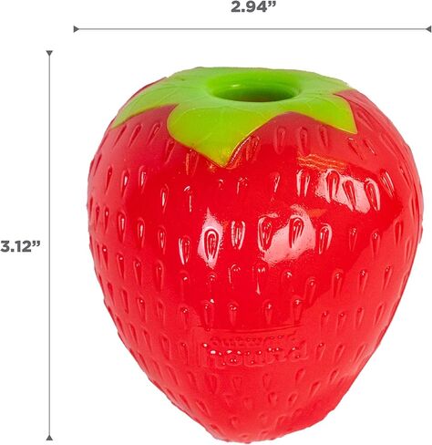 Outward Hound Dental Asparagus Treat-Dispensing Dental Dog Chew Toy, Medium, Green in Kuwait