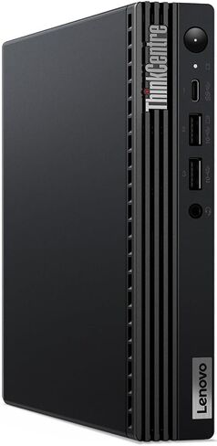 كمبيوتر مكتبي صغير Lenovo ThinkCentre M70q Gen 4 (16-Core Intel i7-13700T، ذاكرة الوصول العشوائي 32 جيجابايت، 1 تيرابايت PCIe SSD، Intel UHD 770، WiFi 6، Bluetooth 5.3، Win 11 Pro) مع لوحة مفاتيح وماوس ومنفذ USB DKZ Hub in Saudi Arabia