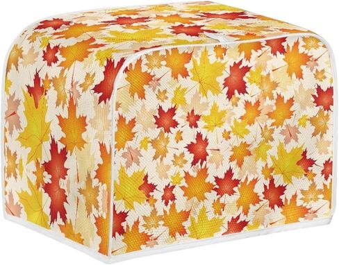 غطاء محمصة الخبز 4 شرائح غطاء صانع الخبز مبطن شريحتين غطاء غبار لجهاز محمصة الخبز لتغطية غبار المطبخ وحماية بصمات الأصابع طباعة شرائح الخبز المطيعة in Kuwait