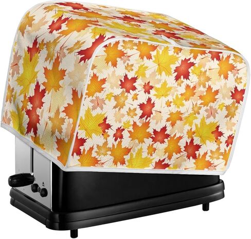 غطاء محمصة الخبز 4 شرائح غطاء صانع الخبز مبطن شريحتين غطاء غبار لجهاز محمصة الخبز لتغطية غبار المطبخ وحماية بصمات الأصابع طباعة شرائح الخبز المطيعة in Kuwait