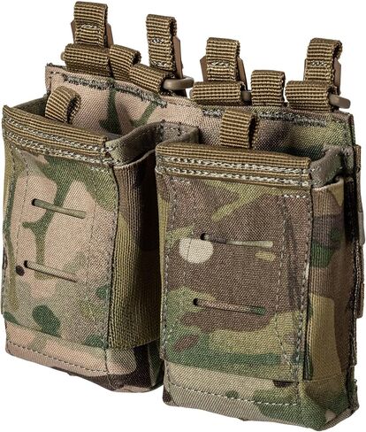 5.11 Tactical Flex Double AR Mag Pouch 2.0 - Versatile Flex-HT Mounting Holster, Concealed Retention, Waterproof Straps, 1 SZ, Style 56754ABR in Saudi Arabia