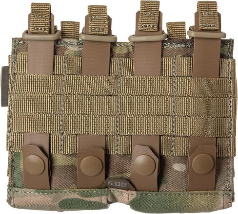5.11 Tactical Flex Double AR Mag Pouch 2.0 - Versatile Flex-HT Mounting Holster, Concealed Retention, Waterproof Straps, 1 SZ, Style 56754ABR in Saudi Arabia