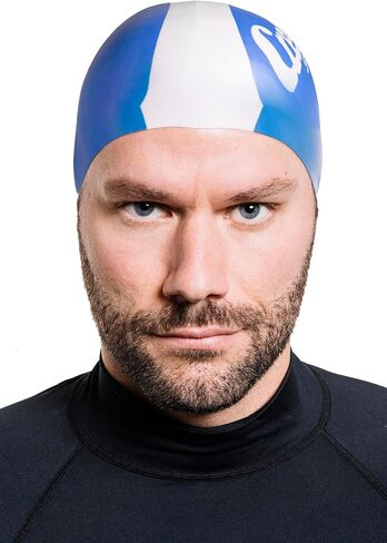 Cressi Super Stretch Swim Cap, black in Saudi Arabia