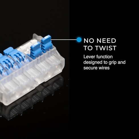 in-Sure Lever Wire Connector 2-Port, 10/Bag in Kuwait