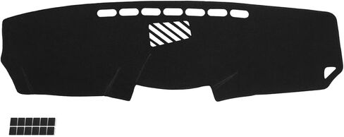 Dashboard Cover Flannel Dash Mat Custom Compatible with 2018-2023 Jeep Wrangler, Anti-Glare, Anti-Reflection, No Peculiar Smell - Only Fits Mfr Body Code: JL in Kuwait