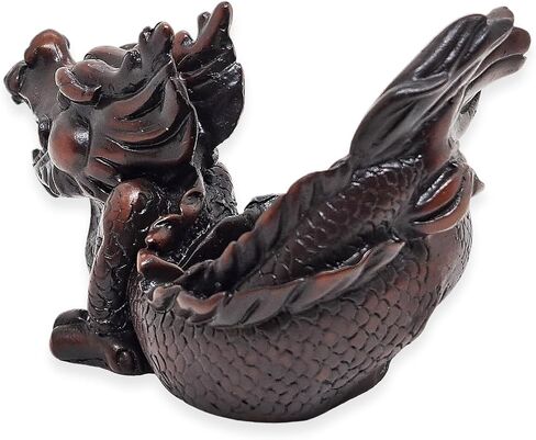 Tiny 3" High Brown Sitting Smiling Pig Ashtray With Lid - Miniature Hand Made Painted Resin Animals Decorative Figurines Ashtrays Cigarette Holder Home Décor Accents Souvenirs Gifts in Kuwait