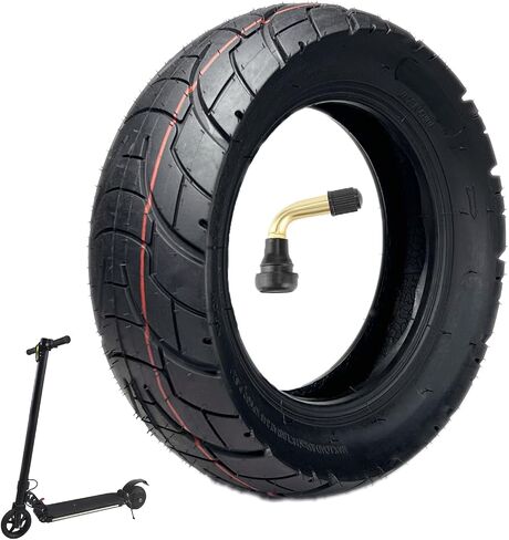 80/65-6 Scooter Tire Electric Scooter 10 inch Tires 10x3 Off Road Tubeless Tire 255x80 Tubeless Tire Replacement [Tubeless Tires] [with Tire Air Valve] [Non-Slip] [Shockproof] in Saudi Arabia