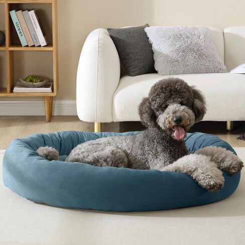 Arlee Orbit Orthopedic Memory Foam Dog Bed - Premium, Durable, Washable, and Easy to Clean Fabric, Chew Proof Pet Bed for Large and Extra Large Dogs, Designed for Ultimate Comfort - Gray (L) in Saudi Arabia