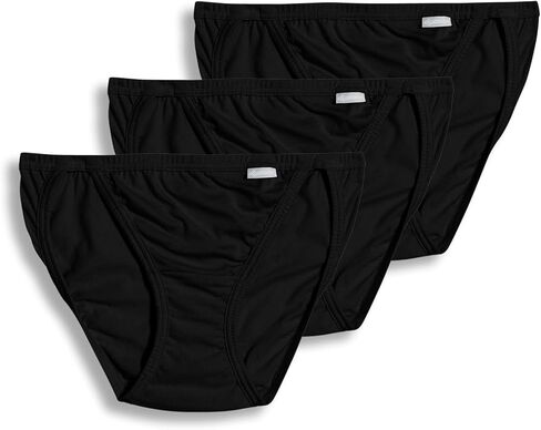 Jockey Women's Underwear Elance String Bikini - 3 Pack, Light, 7 in Saudi Arabia