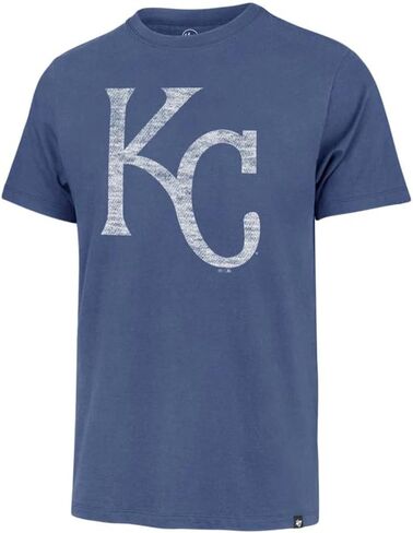 MLB Men's Distressed Imprint Match Team Color Primary Logo Word Mark T-Shirt (New York Mets Blue, X-Large) in Saudi Arabia