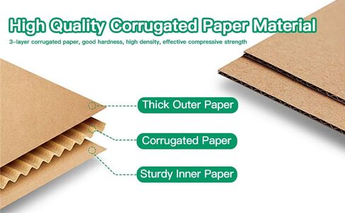 Rongyangtong12x9x4 Inch Shipping Box (pack of 20),Corrugated Mailing Box, Ldeal for Small Business Packaging Mailing in Saudi Arabia