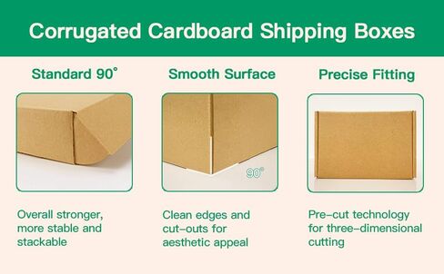Rongyangtong12x9x4 Inch Shipping Box (pack of 20),Corrugated Mailing Box, Ldeal for Small Business Packaging Mailing in Saudi Arabia