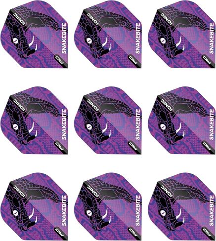 RED DRAGON Snakebite Ionic Dart Flights - 3 Sets Per Pack (9 Dart Flights in Total) in Saudi Arabia