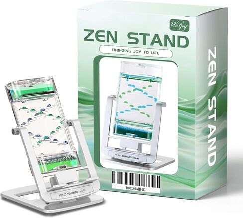 Weljoy Liquid Motion Phone Stand Zen Stand with Soothing Rhythmic Bubbler, Universal Compatibility,Adjustable & Portable,Ideal for Focus & Stress Relief, for All Ages in Saudi Arabia