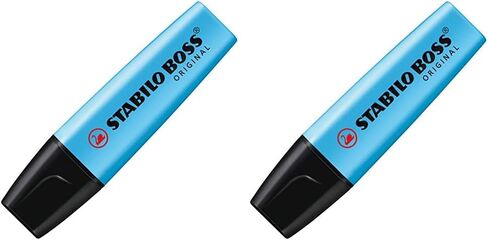 STABILO BOSS Original Highlighter, Blue, 5mm in Saudi Arabia