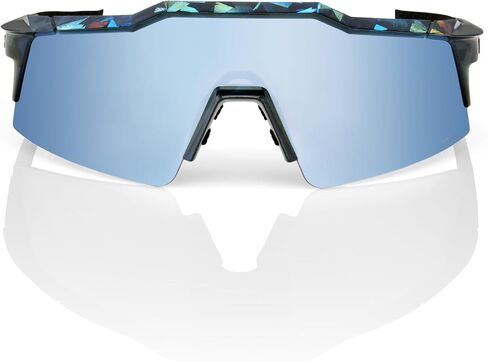 100% SPEEDCRAFT SL Sport Performance Cycling Sunglasses (Polished Translucent Mint - HiPER Silver Mirror Lens) in Saudi Arabia