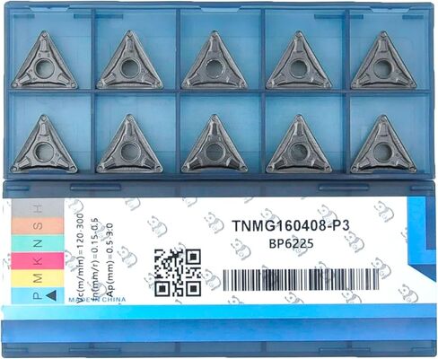 CNC Carbide Inserts TNMG331 / TNMG160404-MD for Metal Cutting Steel, Semi-Finishing chipbreaker for Turning Cutter, 10 PCS. in Kuwait