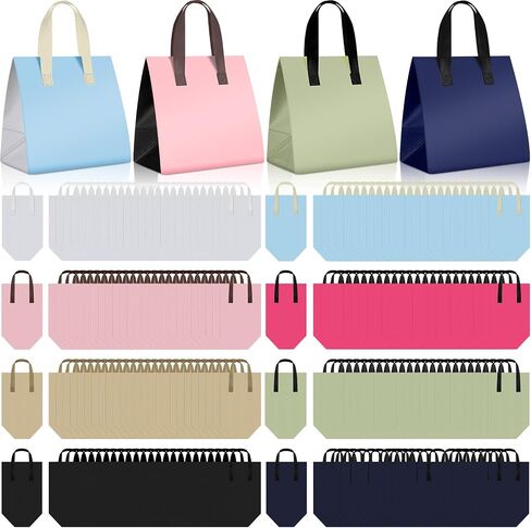 200 Pcs Insulated Take Out Bags Bulk 9.5 x 6 x 9.5 in Disposable Cooler Bag for Coffee, Milk Tea, Insulation Food Delivery Bag for Hot Cold Food Catering Restaurant Grocery Picnic, Muticolor in Saudi Arabia
