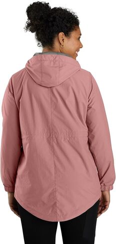 معطف Carhartt النسائي Rain Defender خفيف الوزن بمقاس مريح، طين مجفف، 3X US in Saudi Arabia