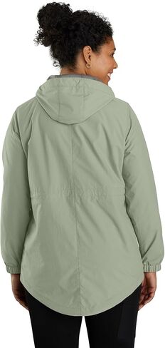 معطف Carhartt النسائي Rain Defender خفيف الوزن بمقاس مريح، طين مجفف، 3X US in Saudi Arabia