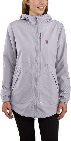 معطف Carhartt النسائي Rain Defender خفيف الوزن بمقاس مريح، طين مجفف، 3X US in Saudi Arabia