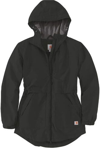 معطف Carhartt النسائي Rain Defender خفيف الوزن بمقاس مريح، طين مجفف، 3X US in Saudi Arabia