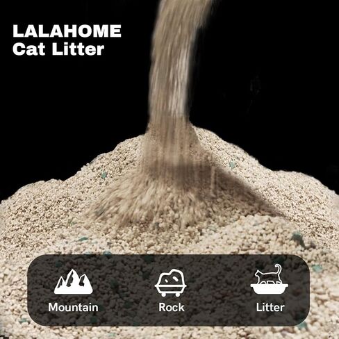 Clumping Cat Litter, Premium Bentonite Cat Litter Sodium-Based, Dust-Free, Strong Durability, Odor Control, Natural Mineral Formula Cat Litter for RealScooper - 15 lb. Box in Saudi Arabia