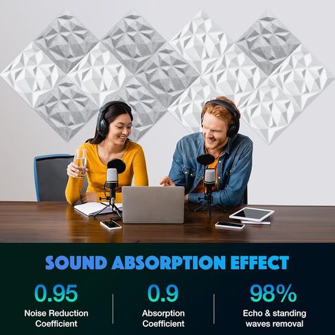 درع عزل الميكروفون الاحترافي للتسجيل من سونيك اكوستيكس، فلتر بوب، عاكس إسفنجي عالي الكثافة لأي استوديو معدات تسجيل ميكروفون مكثف، رمادي فضي in Kuwait