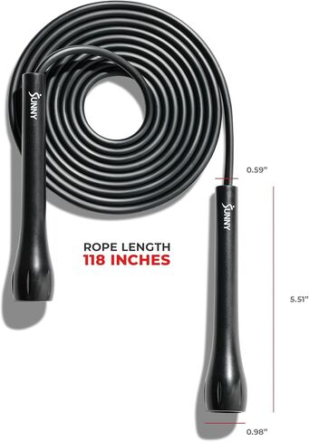 Sunny Health & Fitness Speed Cable, Black in Kuwait