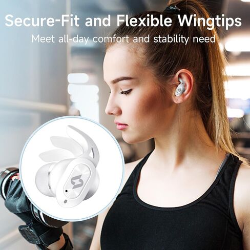 Wreless Earbds Bluetoth Headphons Wireles Chargig Case 32H Playbak Dsplay in Ear Earphoes Waterprof Stere Bas Ergonmic Desin Easy Pairng Wireles Chargng for Spot Workut Gamng Compatble with IOS Device in Saudi Arabia