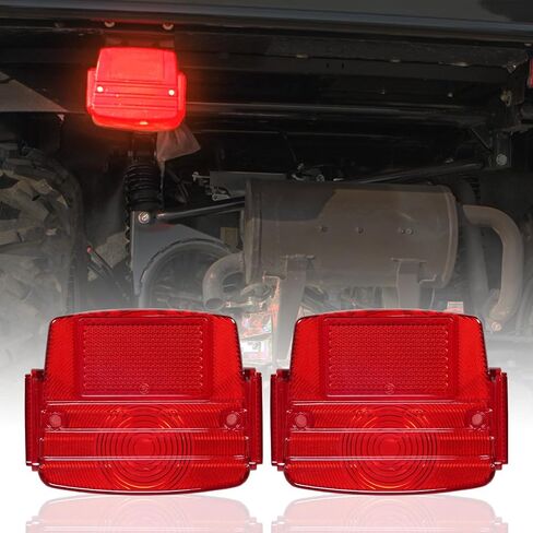 A & UTV PRO Tail Light Housing for Kawasaki Mule 1990-2020, Rear Brake Stop Lamp Lens Accessories, Red, Replace OEM # 23026-1019, Red, 1PC in Saudi Arabia
