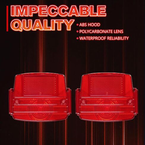 A & UTV PRO Tail Light Housing for Kawasaki Mule 1990-2020, Rear Brake Stop Lamp Lens Accessories, Red, Replace OEM # 23026-1019, Red, 1PC in Saudi Arabia