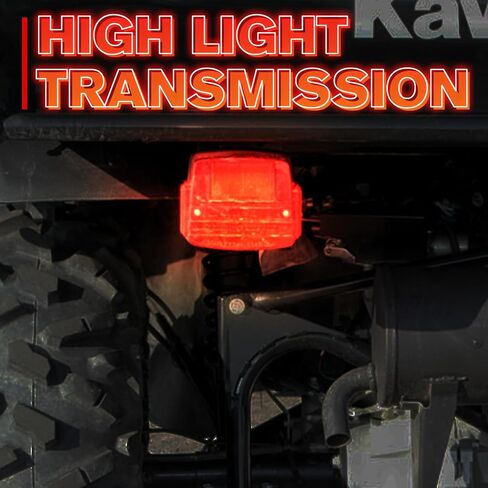 A & UTV PRO Tail Light Housing for Kawasaki Mule 1990-2020, Rear Brake Stop Lamp Lens Accessories, Red, Replace OEM # 23026-1019, Red, 1PC in Saudi Arabia