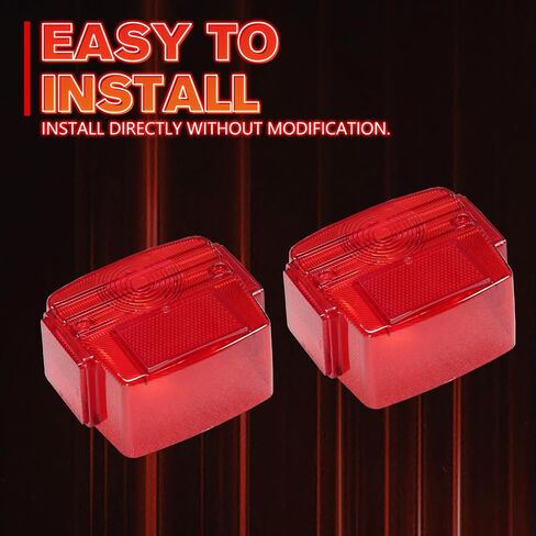 A & UTV PRO Tail Light Housing for Kawasaki Mule 1990-2020, Rear Brake Stop Lamp Lens Accessories, Red, Replace OEM # 23026-1019, Red, 1PC in Saudi Arabia