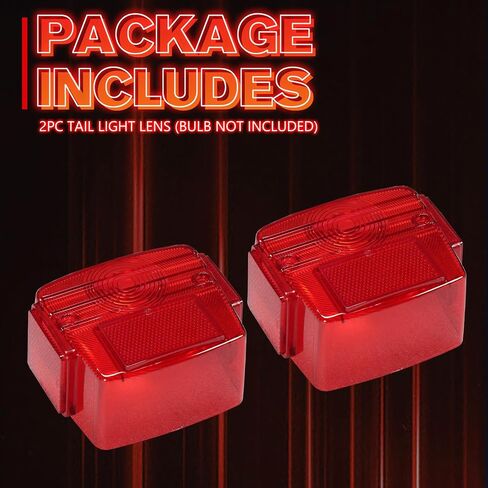 A & UTV PRO Tail Light Housing for Kawasaki Mule 1990-2020, Rear Brake Stop Lamp Lens Accessories, Red, Replace OEM # 23026-1019, Red, 1PC in Saudi Arabia