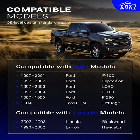 وصلات نهاية قضيب التثبيت الأمامي K8772 لسيارة Ford 97-02 Expedition,97-03 F-150,04 F-150 Heritage RWD, 97-99 F-250,1997-2003 FORD LOBO/Lincoln 02-03 Blackwood,98-02 الملاح يستبدل # K700536 in Kuwait