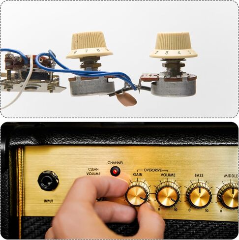 uxcell 2pcs Potentiometer Knob Knurled Shaft Silver Tone Aluminum Smooth Surface Rotary Knob 20mmx13mm Volume Control Knob in Kuwait