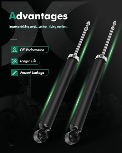 Shocks,SCITOO Rear Gas Struts Shock Absorbers Fit for 2006 2007 2008 Hyundai Sonata, 2006 2007 Hyundai Azera, 2007 2008 2009 Kia Amanti 349060 5614 Set of 2 in Kuwait