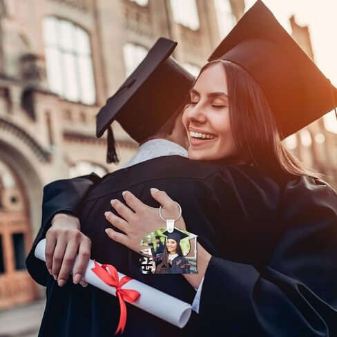 Trnayi 24 قطعة سلاسل المفاتيح التخرج التسامي فئة هدايا التخرج نقل الحرارة سلاسل المفاتيح DIY (نمط غراد 2024) in Kuwait